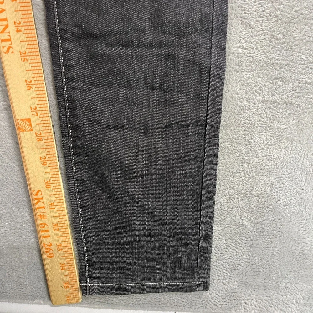 Prana Kayla Slim Skinny Leg Jeans Womens 4 Black Denim Cotton Low Rise Dark Wash